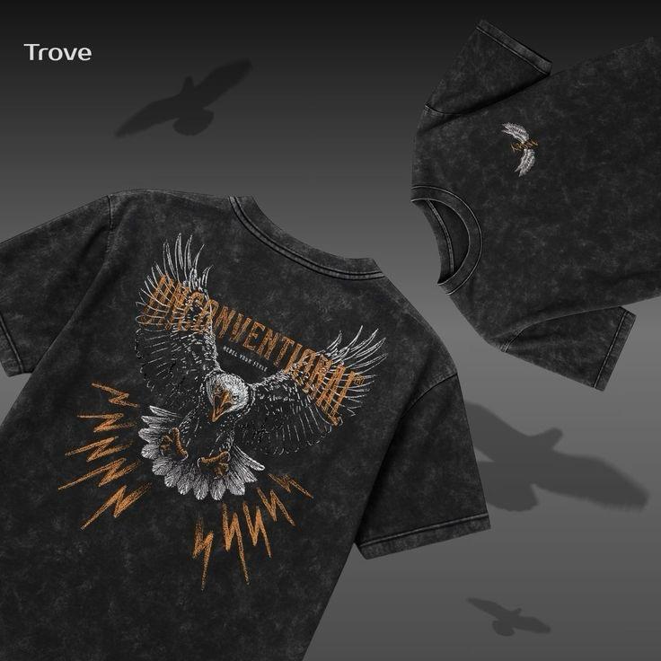 Premium Acid Wash Drop Shoulder T-Shirt (27540)