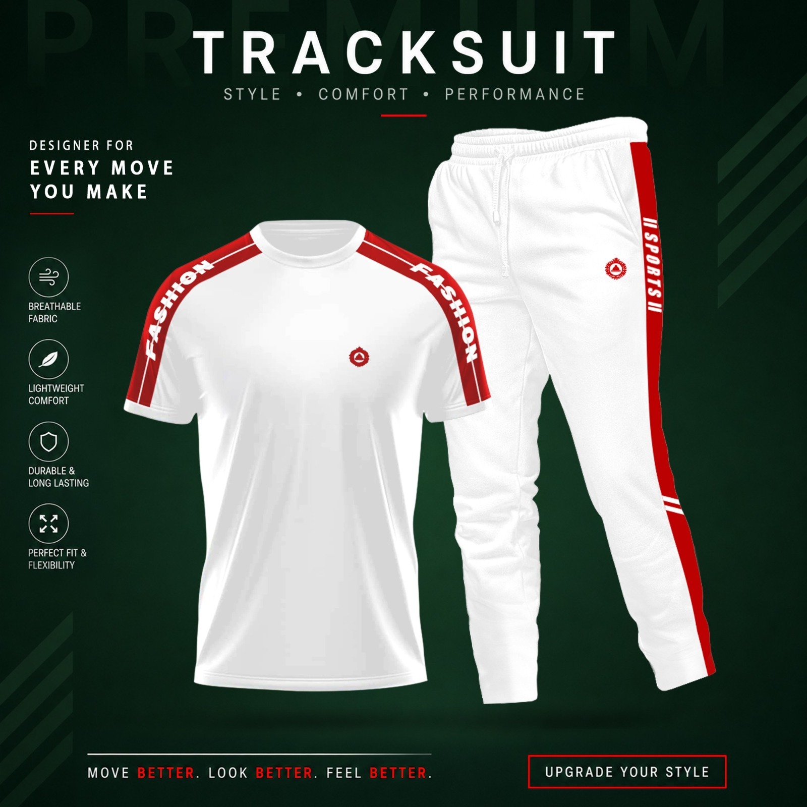 T-Shirt and Trouser Set (30483)