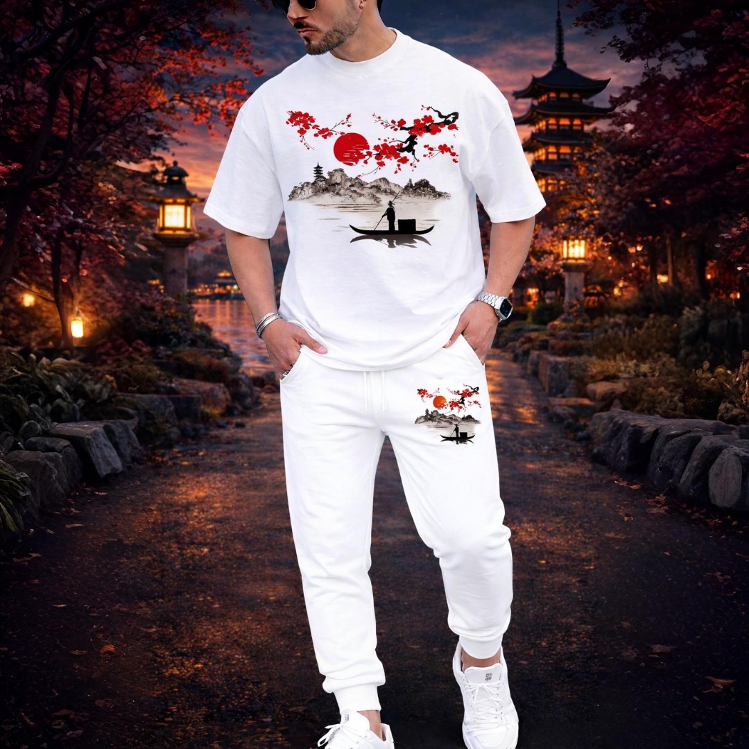 Export Quality Cotton Tshirt & Trouser Combo Set (28021)