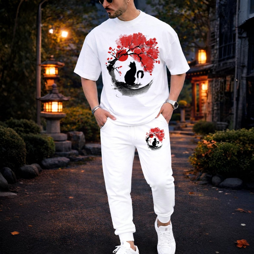 Export Quality Cotton Tshirt & Trouser Combo Set (28022)