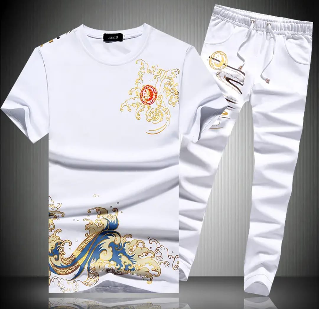 Trendy Mash T-Shirt Trouser Combo (16616)