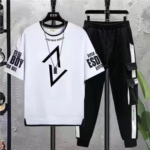 Half Sleeve T-Shirt & Trouser Set (29703)