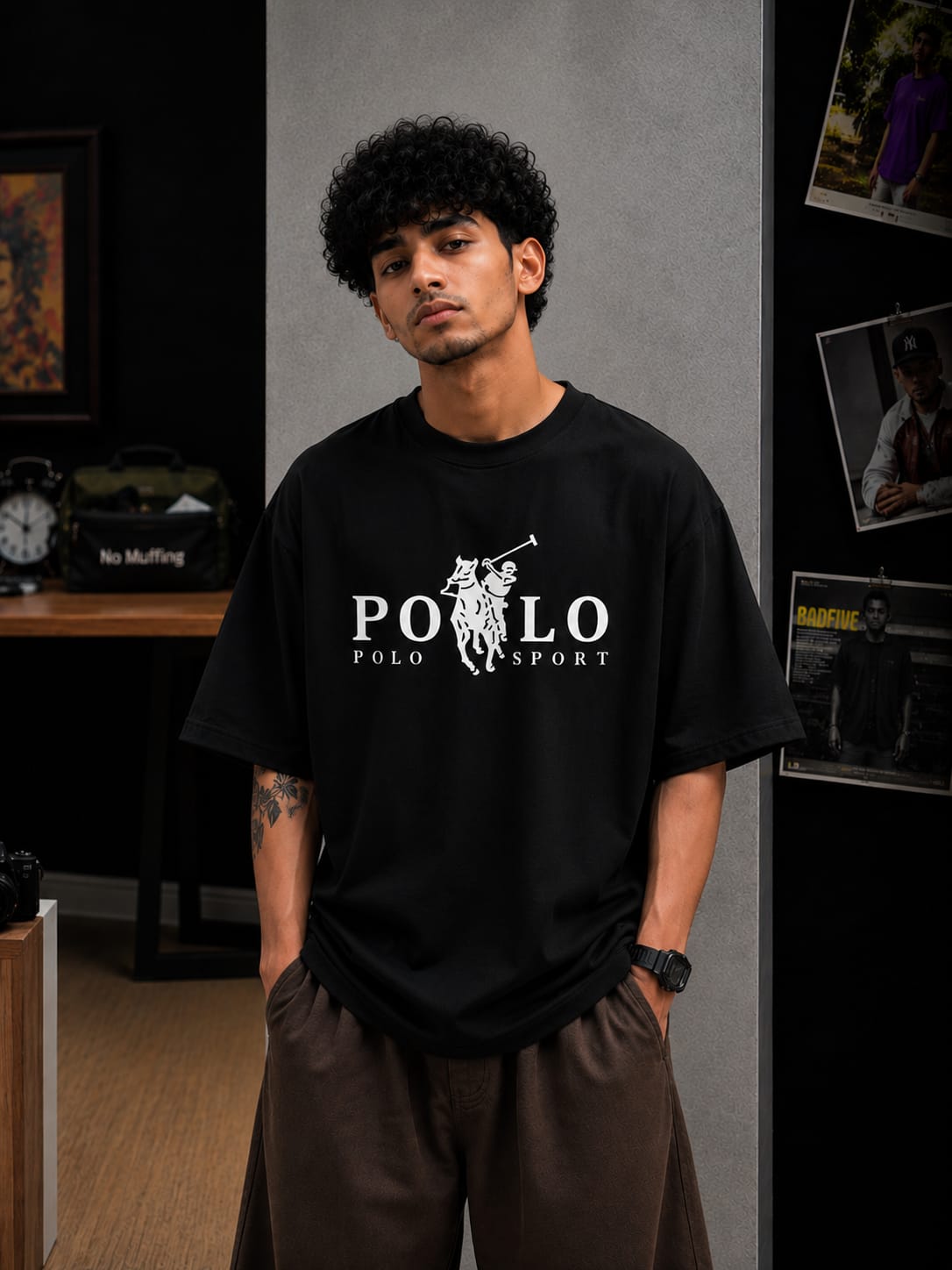 Premium Cotton Drop Shoulder Tshirt (32338)