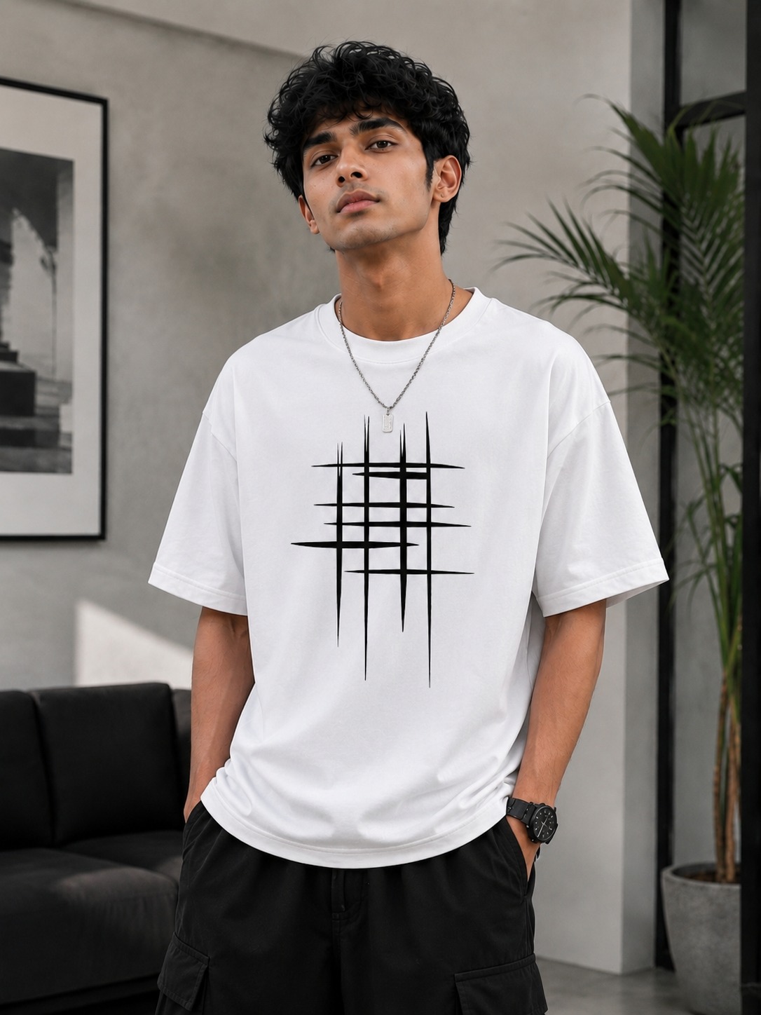 Premium Cotton Drop Shoulder Tshirt (32341)