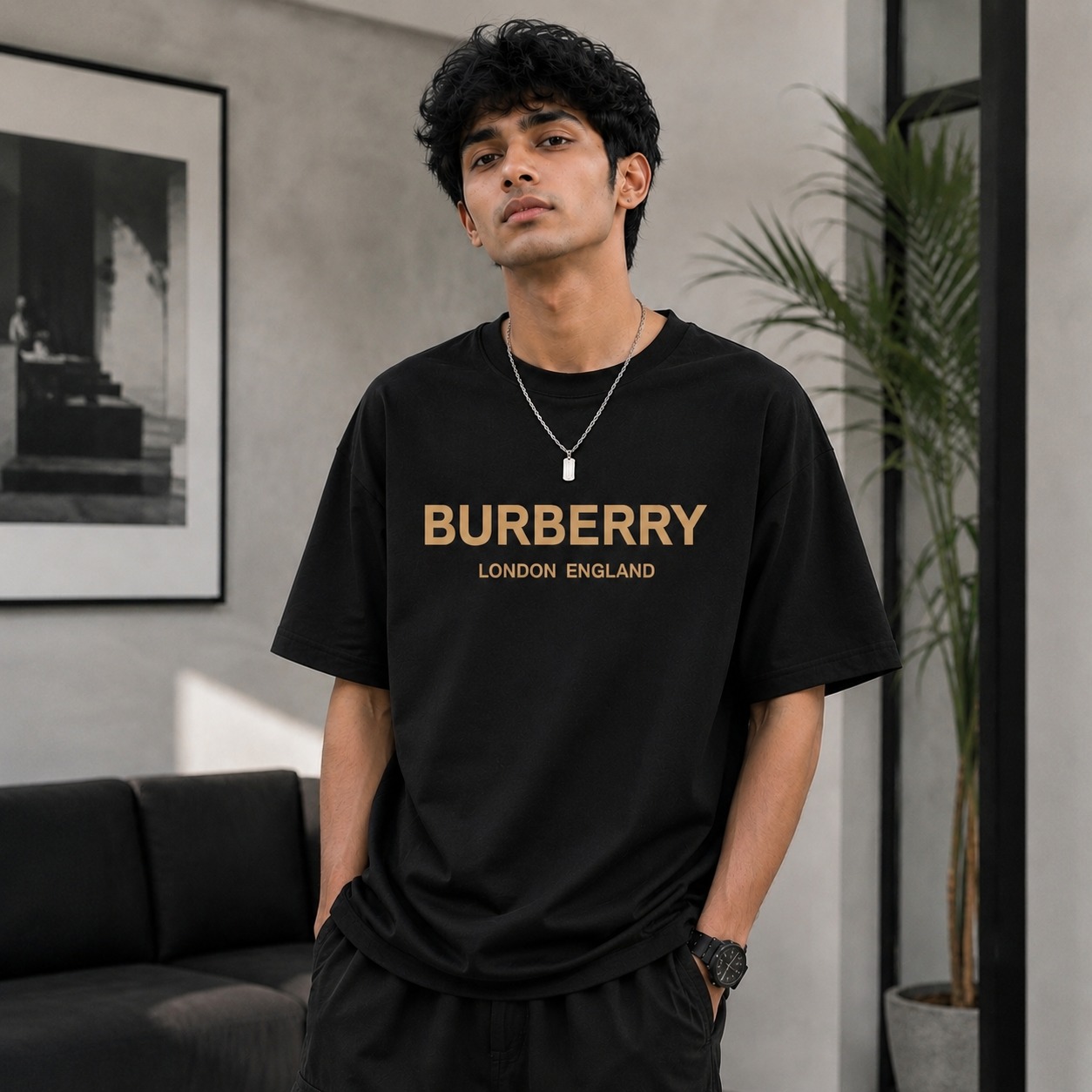 Premium Cotton Drop Shoulder Tshirt (32343)