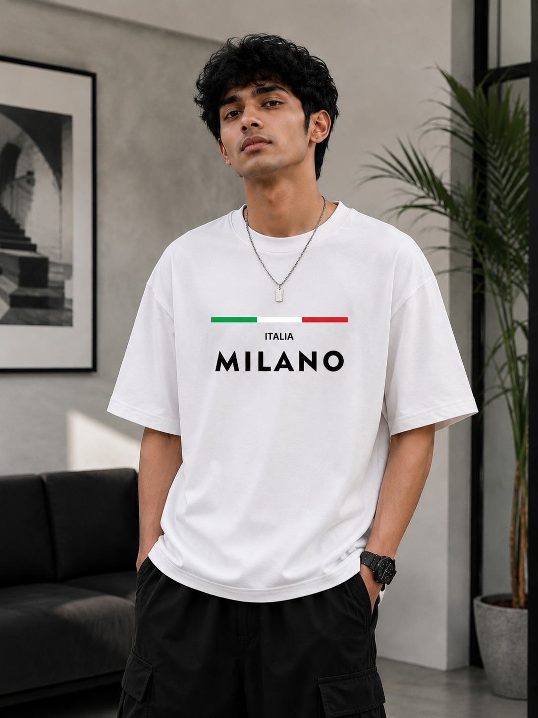 Premium Cotton Drop Shoulder Tshirt (32349)