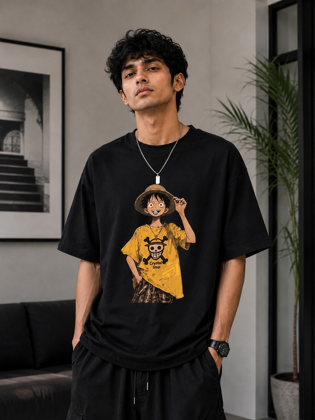 Premium Cotton Drop Shoulder Tshirt  (32350)